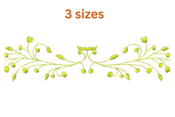 Beautiful Botanical Embroidery Design