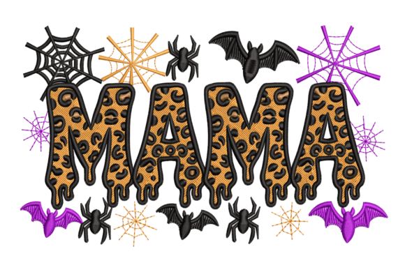Leopard Halloween Mama