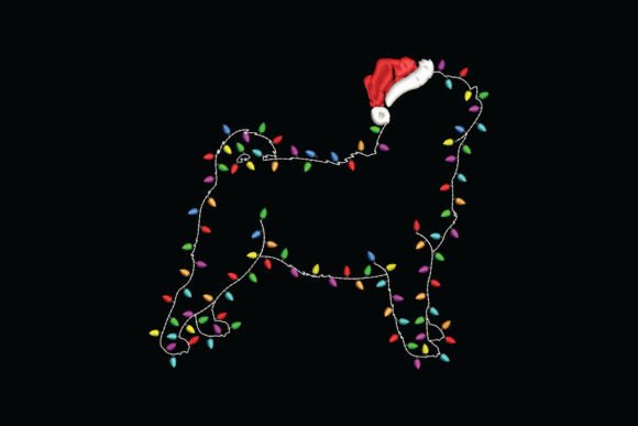 Pug Christmas: A Charming, Gift-Ready Embroidery Design