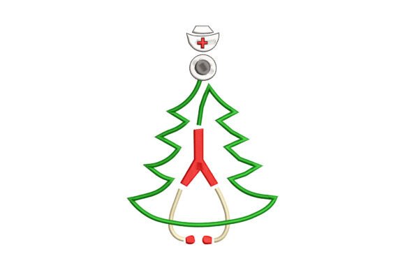 Stethoscope Christmas Tree